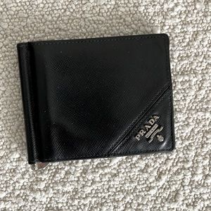 Prada card and cash holder